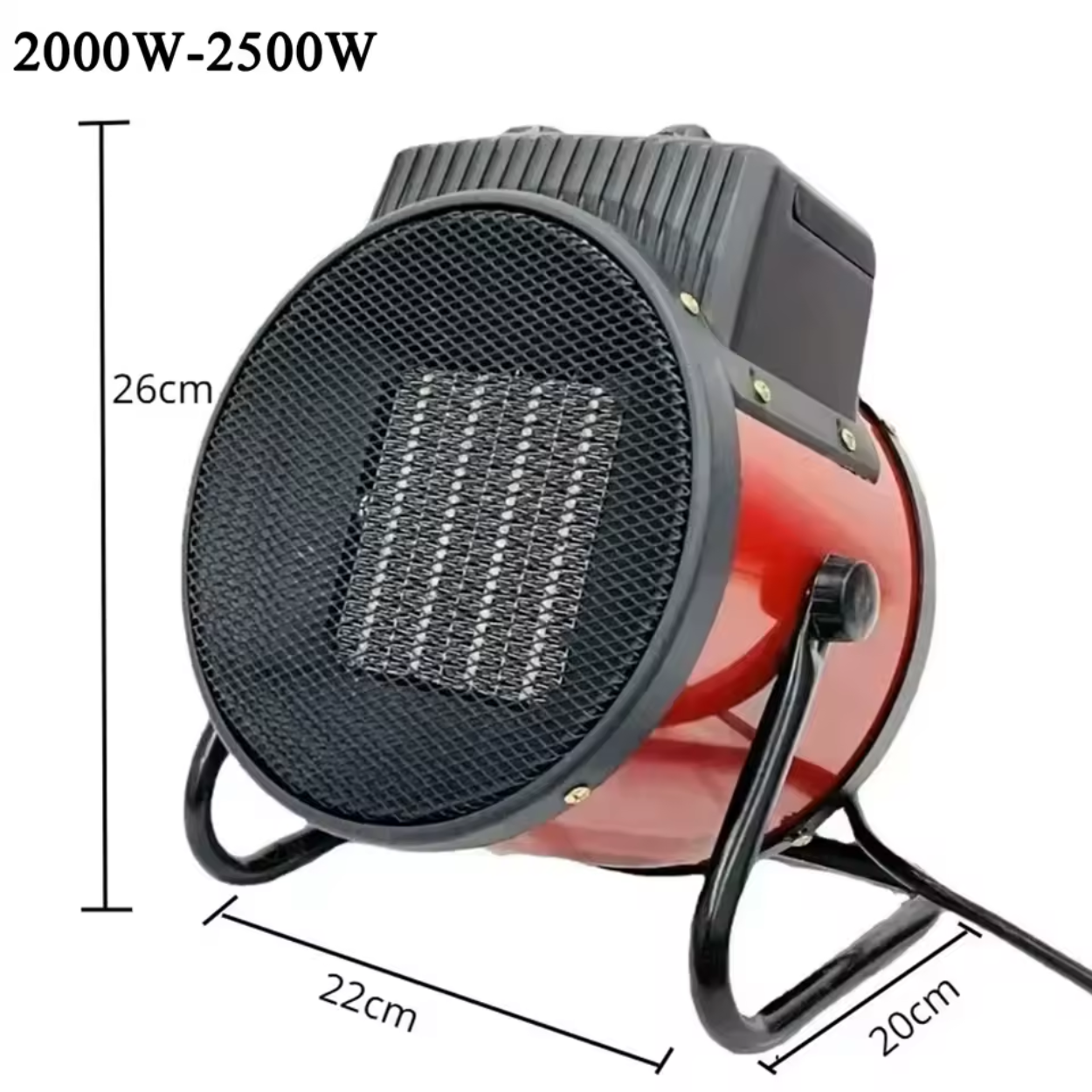 Kraftfuld Elektrisk Varmer 1500W/2000W/3000W til Udendørsbrug