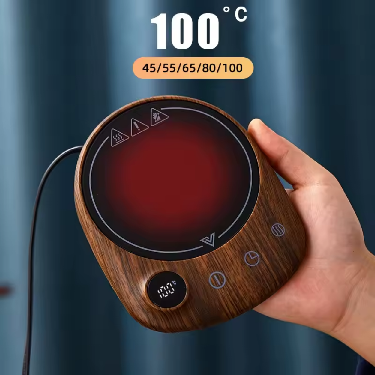 200W Smart Muggvärmare - Håll Dina Drycker Varme Hela Dagen