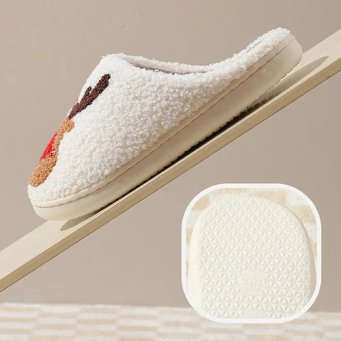 Julens renar inomhusskor - mjuka slip-on-skor