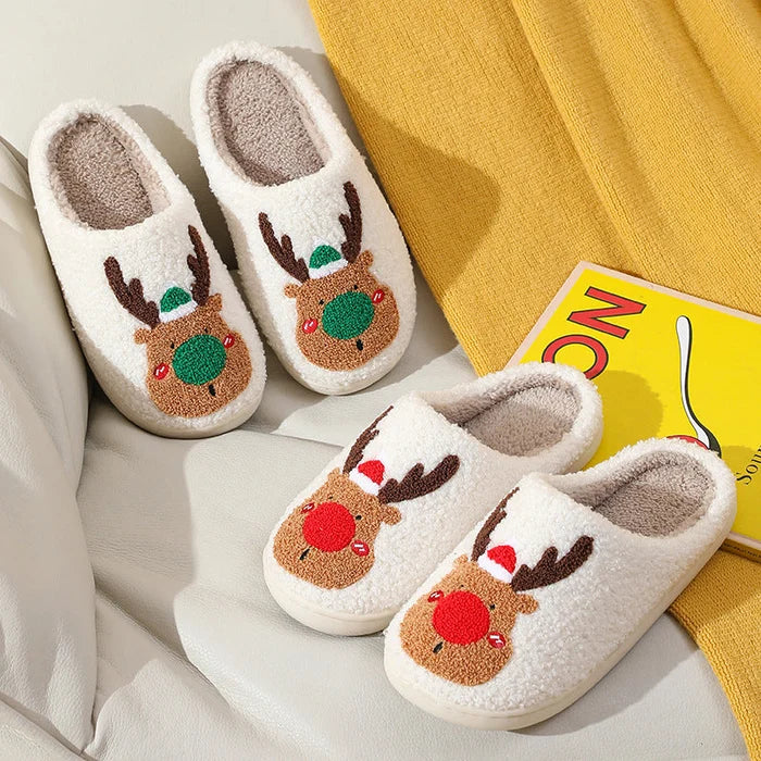 Julens renar inomhusskor - mjuka slip-on-skor