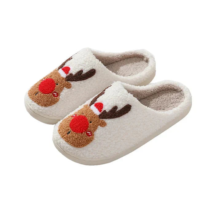 Julens renar inomhusskor - mjuka slip-on-skor