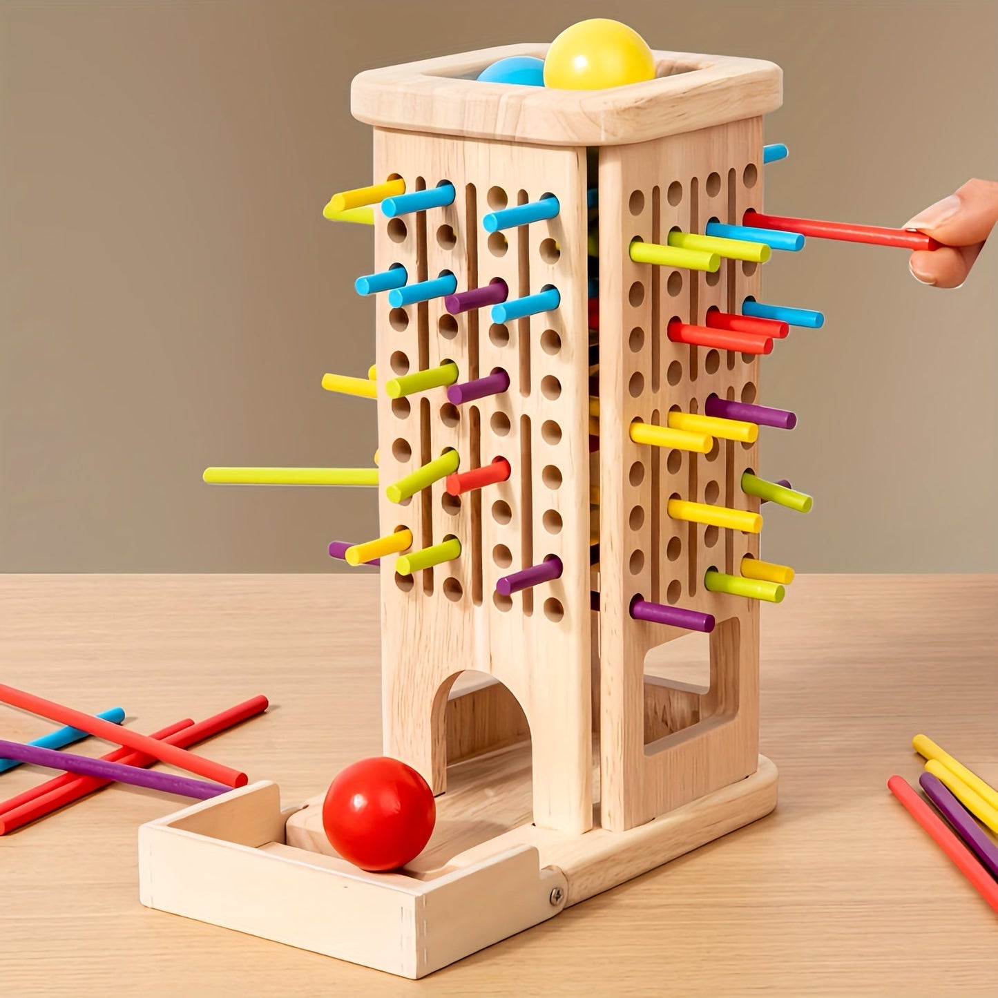 Montessori Trætårn med Læring og Sjov for Børn