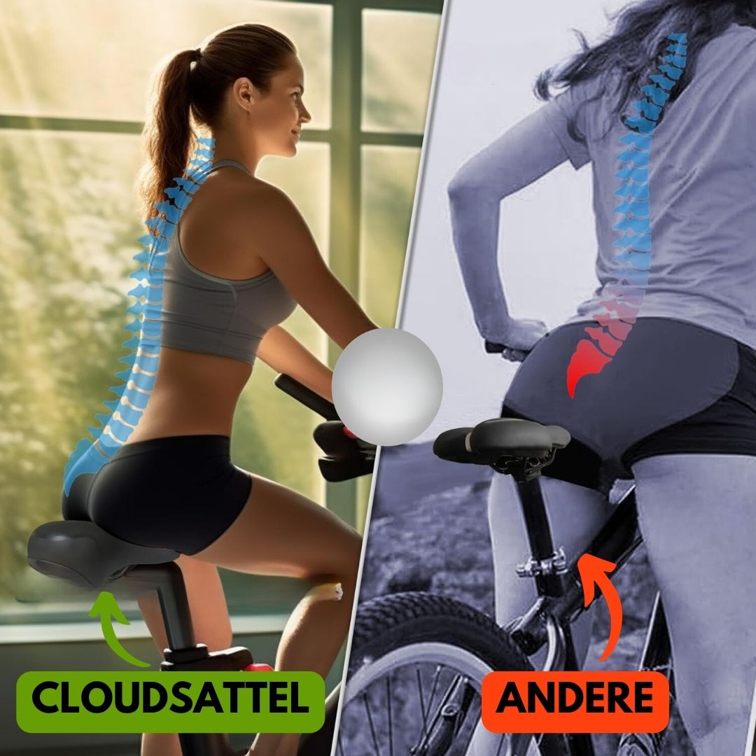 Orthopædisk cykelsadel til smertelindring – passer til alle cykler