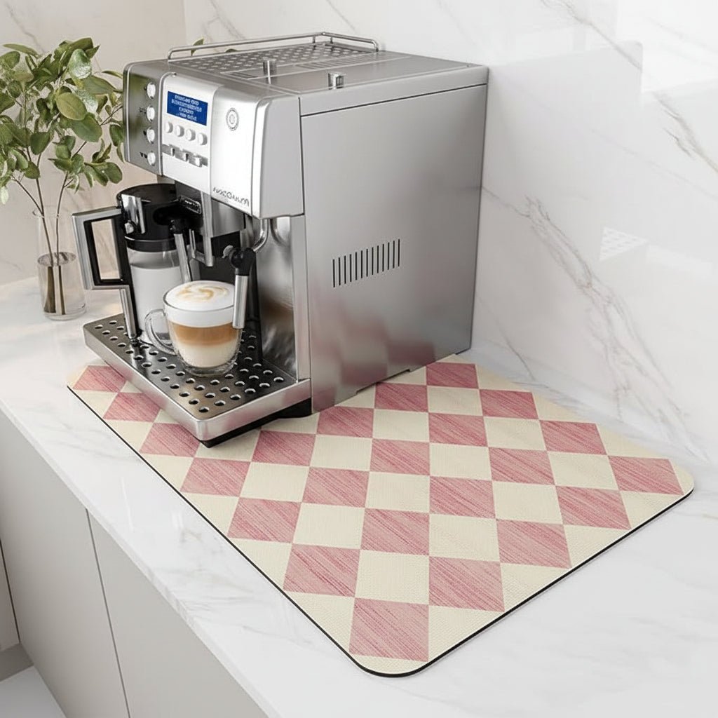Absorberende Kaffebarmåtte – Hurtigtørrende & Plejefri