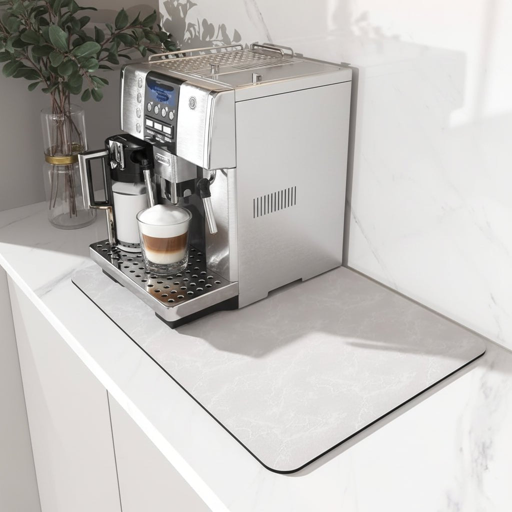 Absorberende Kaffebarmåtte – Hurtigtørrende & Plejefri