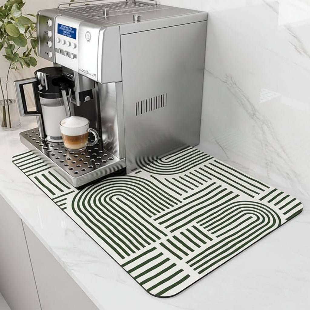 Absorberende Kaffebarmåtte – Hurtigtørrende & Plejefri