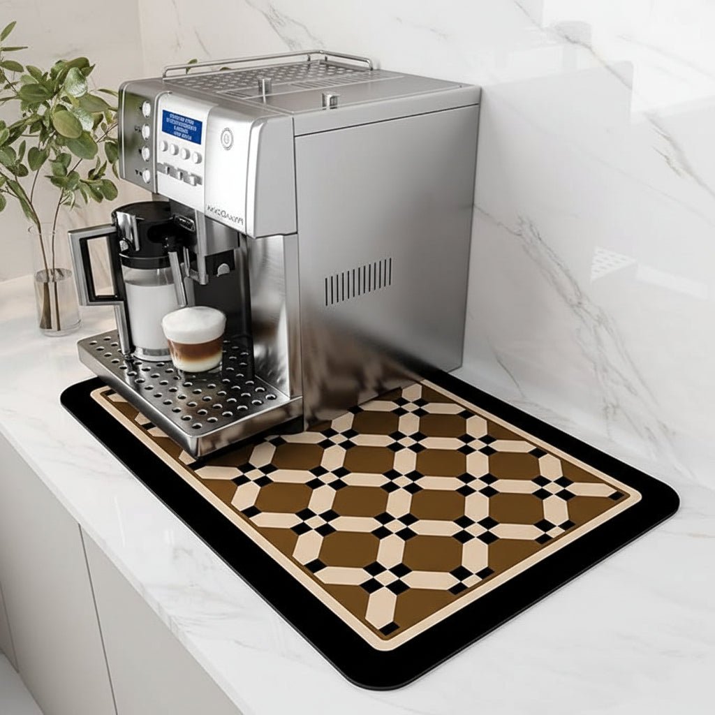 Absorberende Kaffebarmåtte – Hurtigtørrende & Plejefri