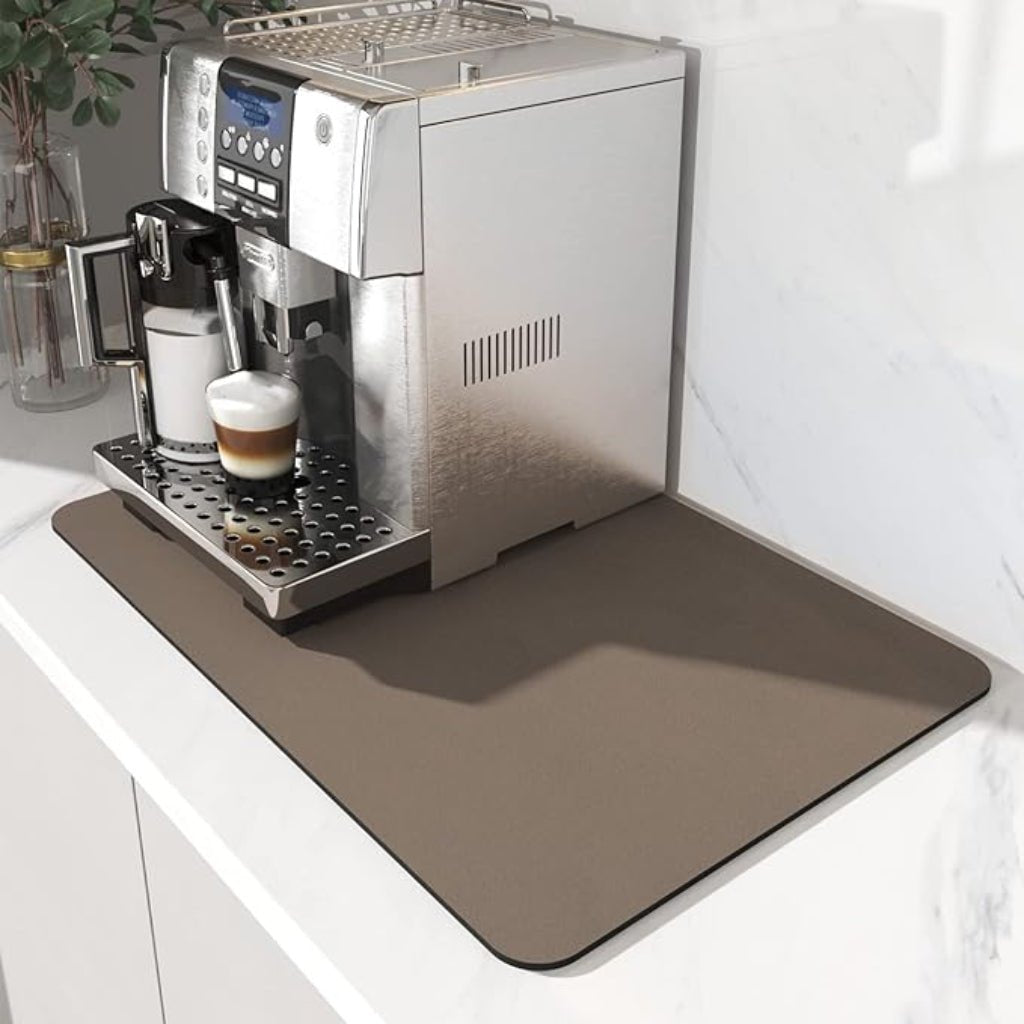 Absorberende Kaffebarmåtte – Hurtigtørrende & Plejefri