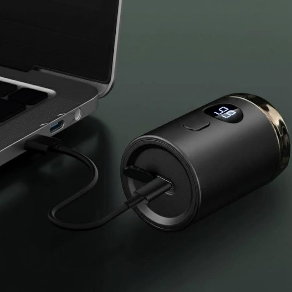 Bærbar Elektrisk Barbermaskine til Mænd med USB Opladning