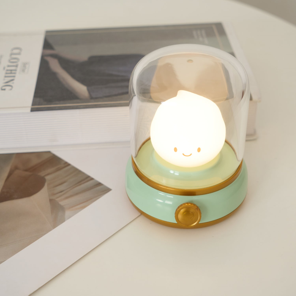 LED-nattlampa med justerbar ljusstyrka och vintagedesign