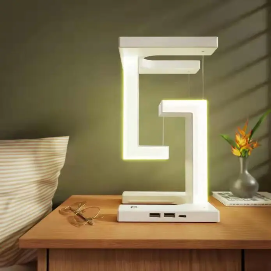 Anti Gravity Orbit Trådløs Opladning Natlampe