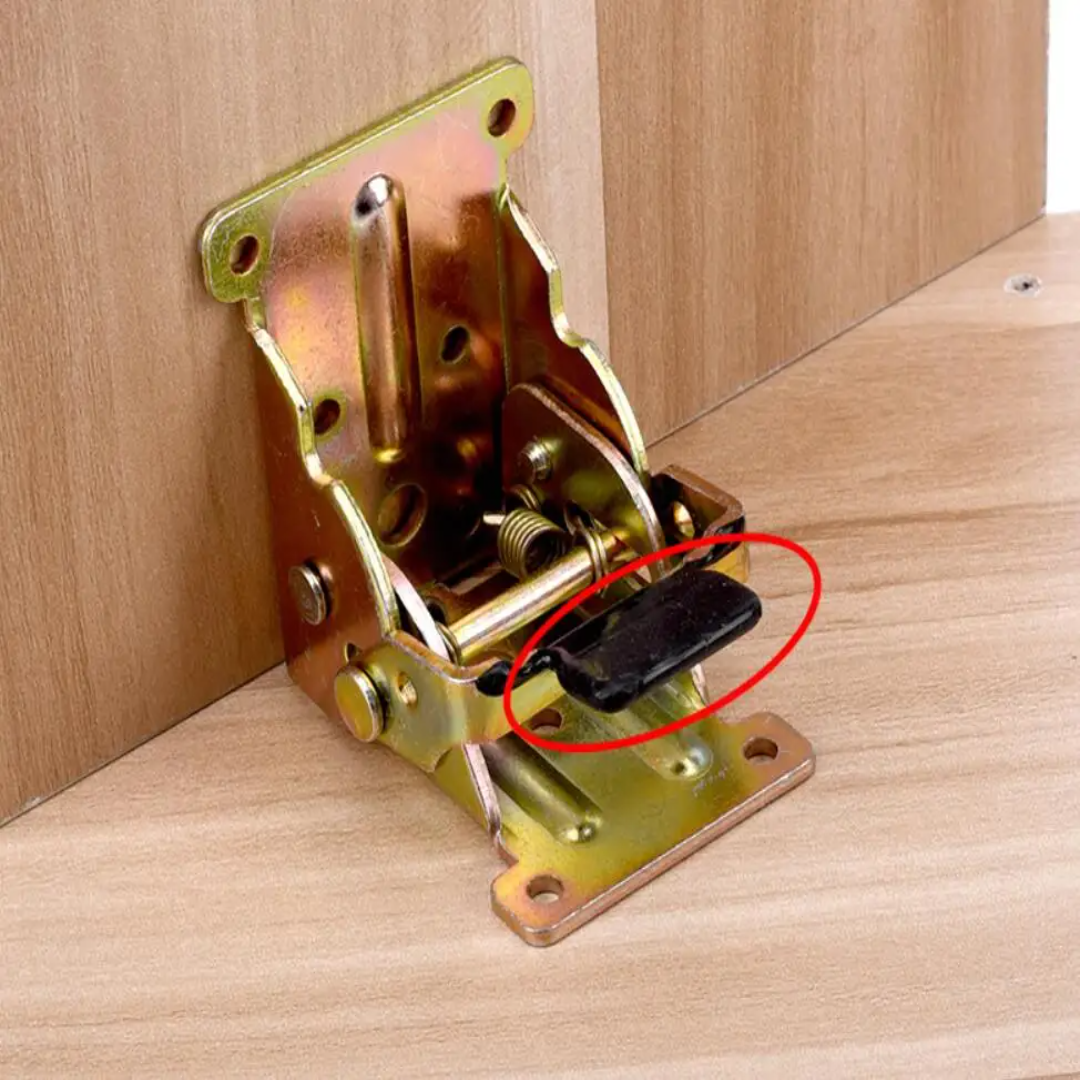 2Pcs Foldable Selv-Låsende Hængsler
