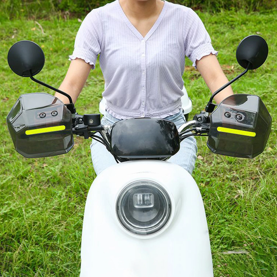 Lätta, hopfällbara, väderbeständiga motorcykelhanddukar