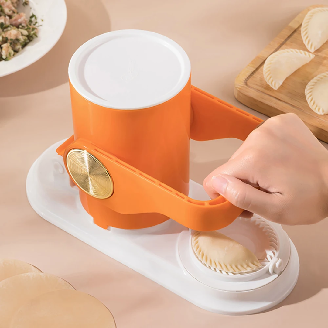 Degpressare med dubbla funktioner, modellering av dumplingsverktygssats