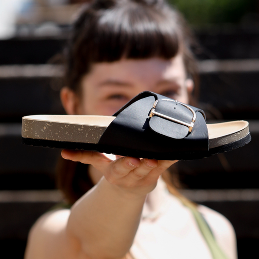 Kork-Sandaler til kvinder med remdesign til smertelindring