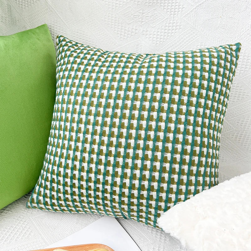 Moderne Skandinavisk Pude 40x40 – Frisk Look til Dit Hjem