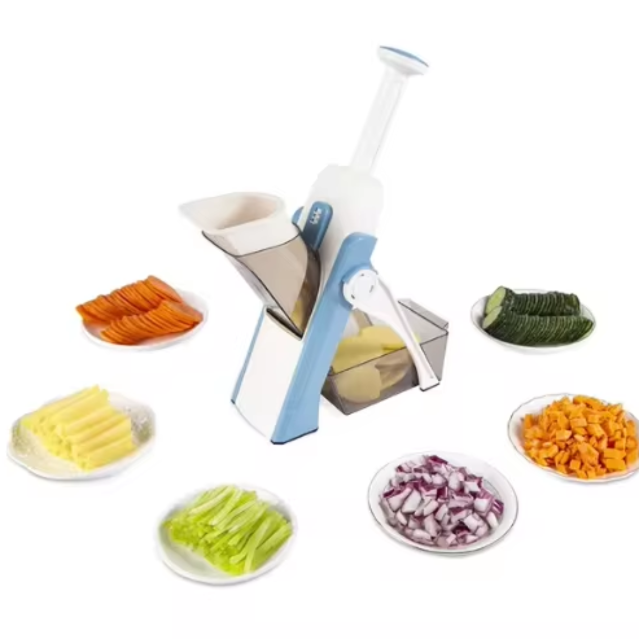 Manuel Grøntsagshakkemaskine med Multifunktionel Slicer