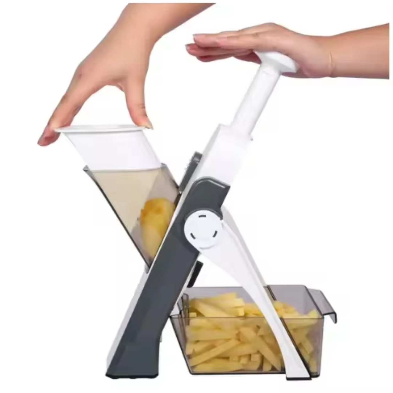 Manuel Grøntsagshakkemaskine med Multifunktionel Slicer