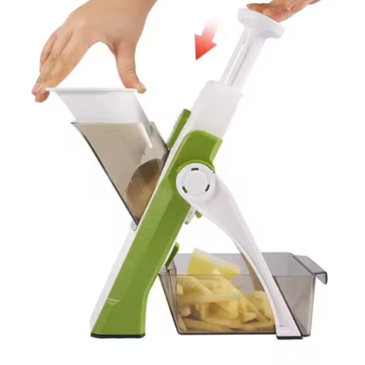 Manuel Grøntsagshakkemaskine med Multifunktionel Slicer
