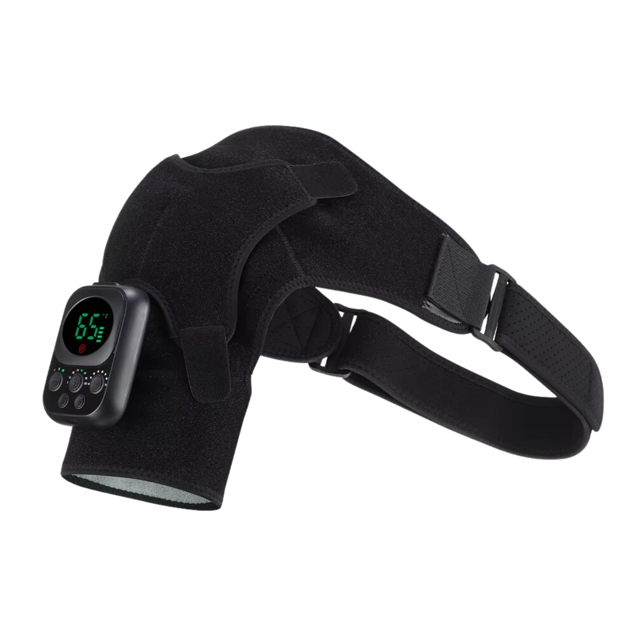 Varmende Skuldermassageapparat med Vibrationer