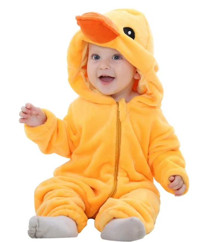 Flannel Jumpsuit til Børn – Sødt Sæt til Leg