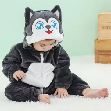 Flannel Jumpsuit til Børn – Sødt Sæt til Leg