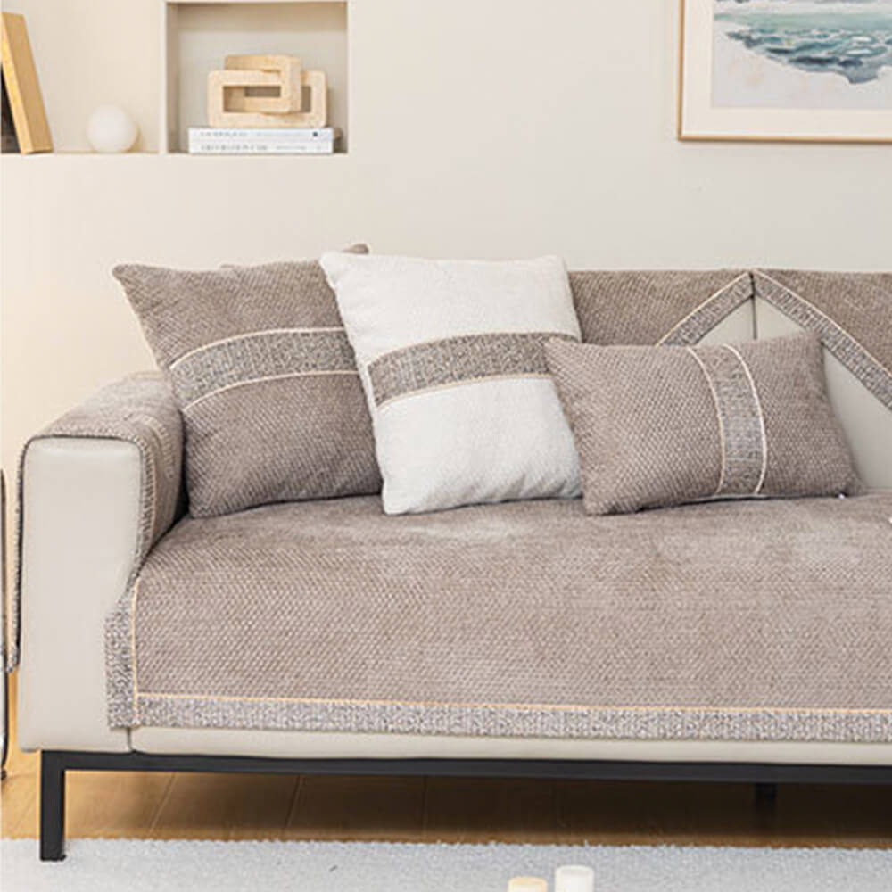 Chenille Sofaovertræk | Stilfuld Beskyttelse & Komfort