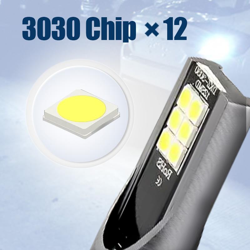 Kraftige H7 H11 LED Forlygter 6500K – Øget Sikkerhed