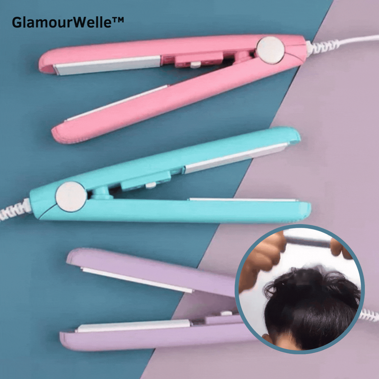 Mini Keramisk Hårglatter – Glamour Welle