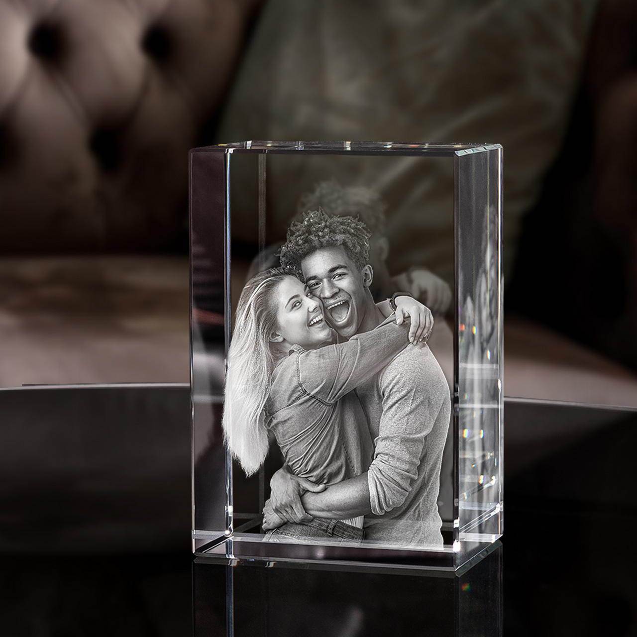 Personlig kristallfotokonst: Evigt minne i 2D/3D