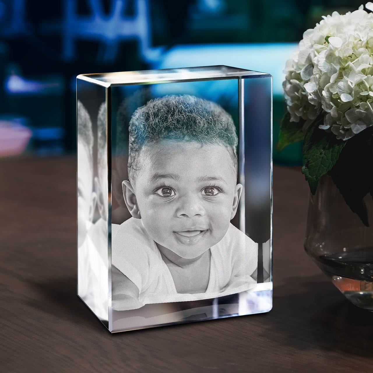 Personlig kristallfotokonst: Evigt minne i 2D/3D
