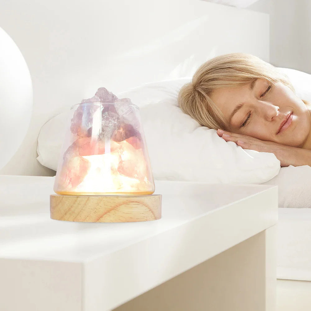 Himalaya Saltlampe med Aromadiffusor – Skab Ro og Velvære