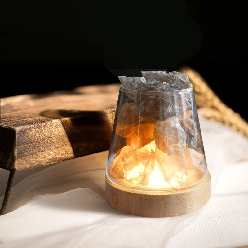Himalaya Saltlampe med Aromadiffusor – Skab Ro og Velvære