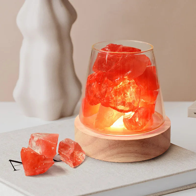 Himalaya Saltlampe med Aromadiffusor – Skab Ro og Velvære