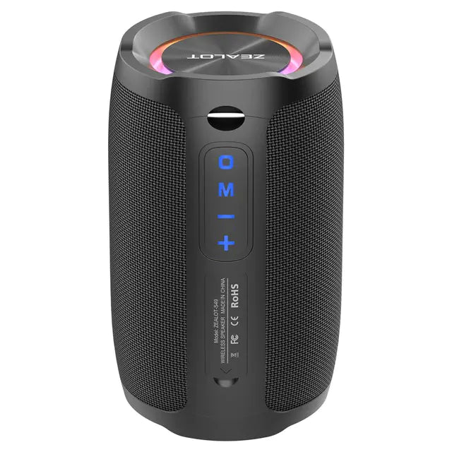 Zealot S49 Bluetooth Højttaler – 360° Lyd, 20W Effekt