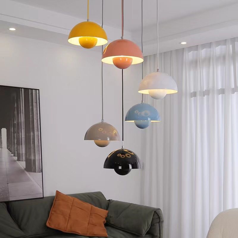 Nordisk Pendel Lampe med Justerbar Højde & Blødt Lys