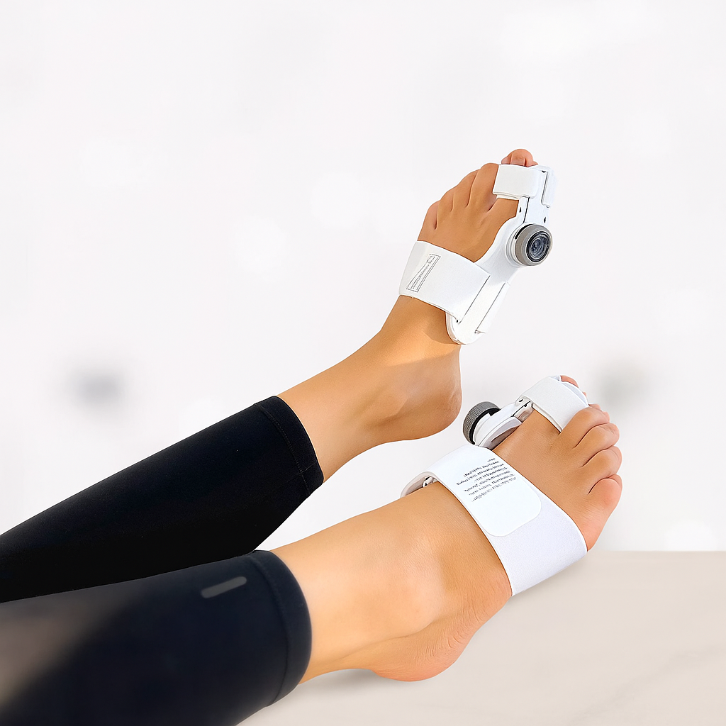 Korrigerende anordning til hallux valgus med hurtig effekt
