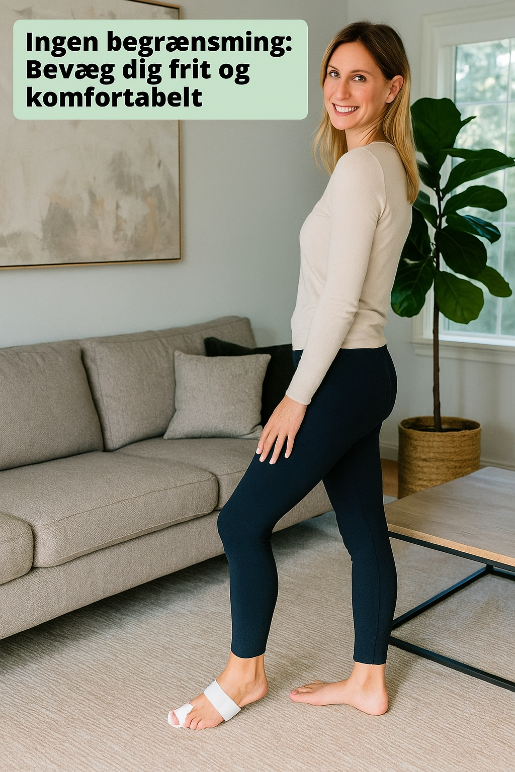 Korrigerende anordning til hallux valgus med hurtig effekt