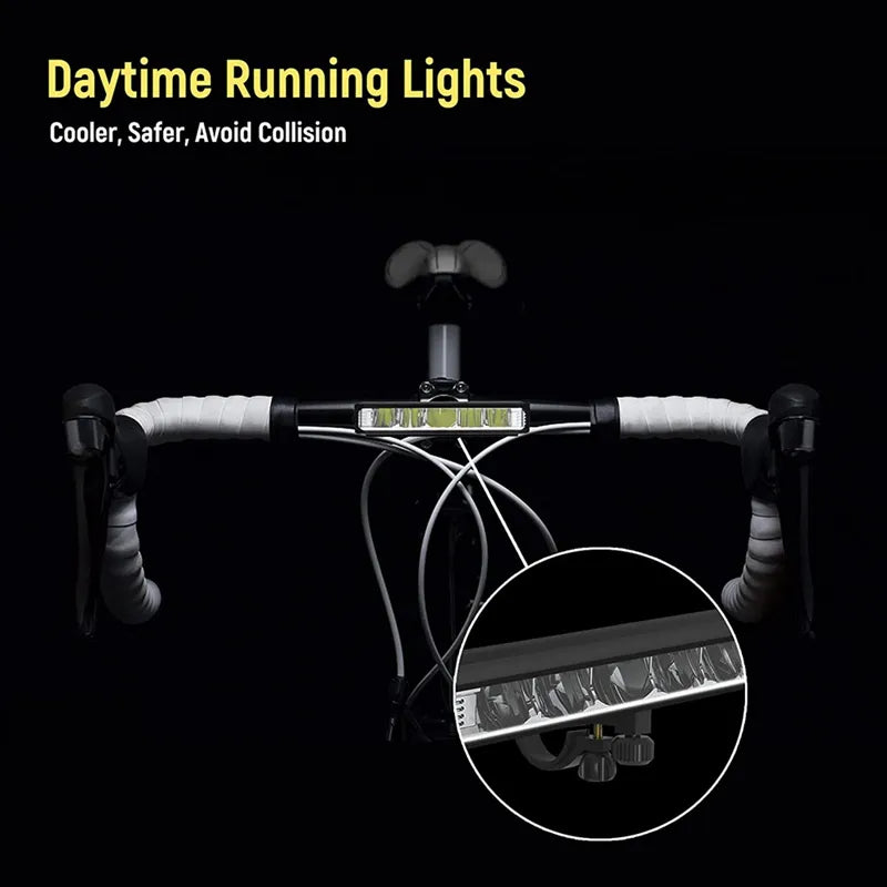 Kraftig Cykellygte med 1400 Lumen og USB Opladning