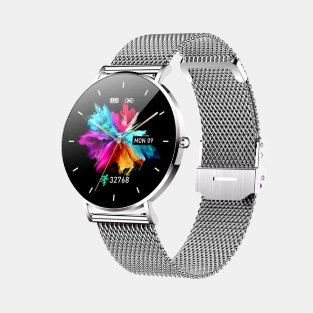 Ultra-tyndt Smartwatch til Kvinder – Stilfuld & Sundhedsfokuseret