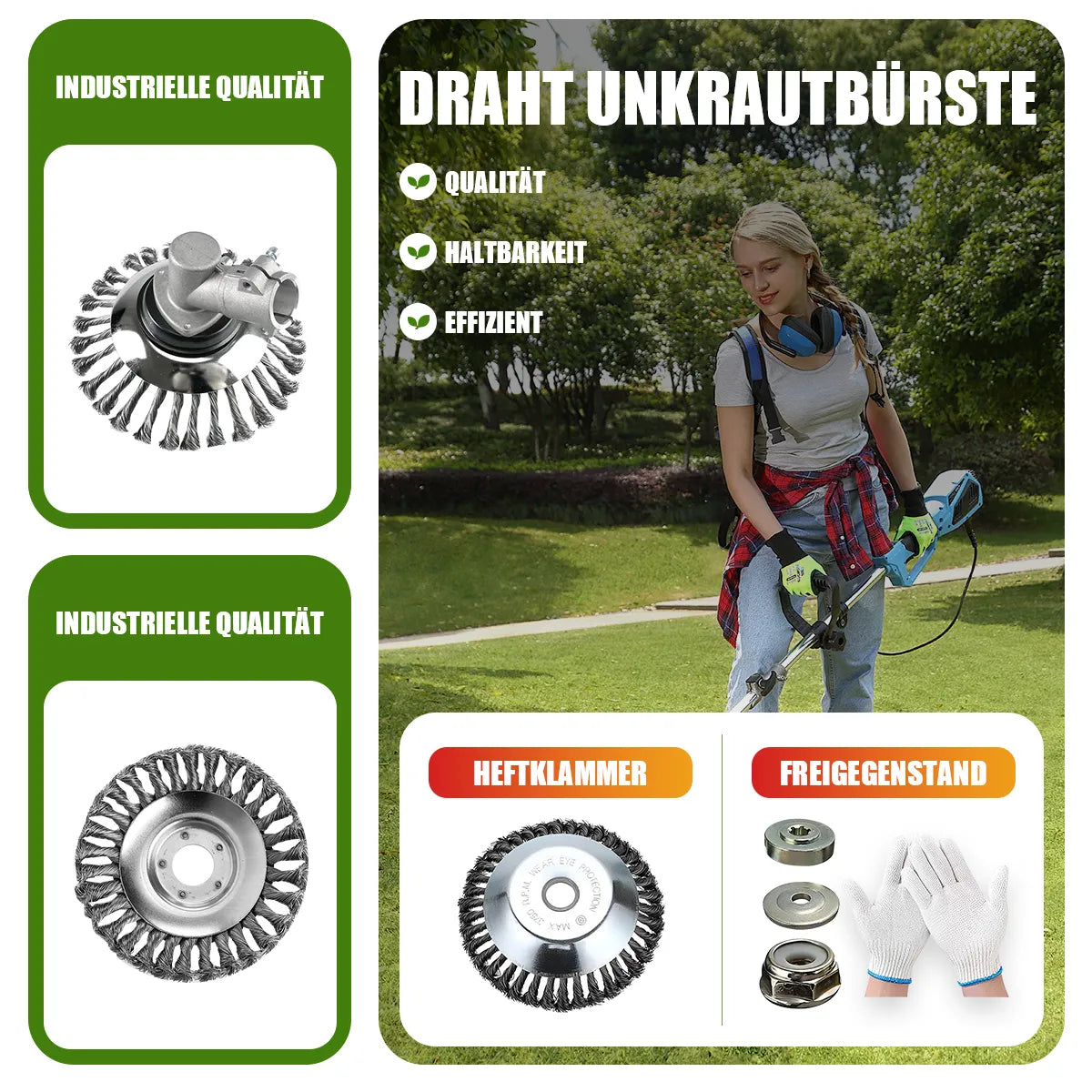 Kraftfuld Trimmerhoved - Fjern Uønsket Ukrudt Lynhurtigt