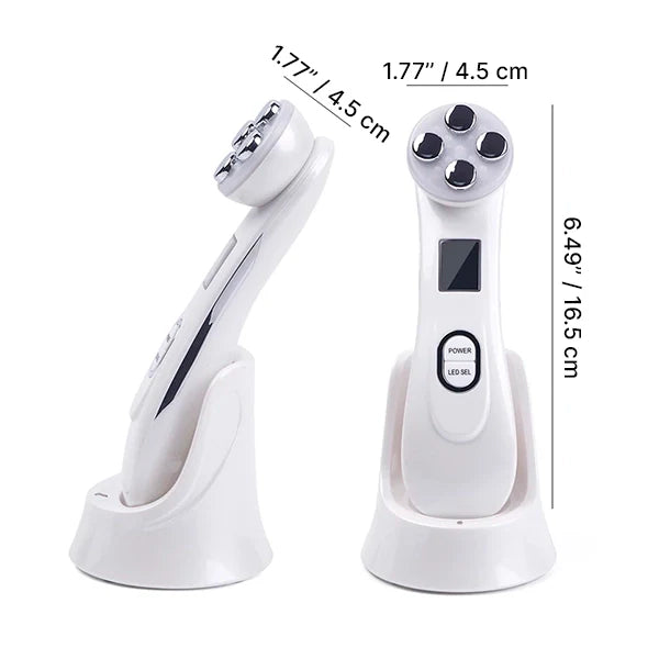 Effektiv Ansigtsmassager med Mikrostrøm og Vibration