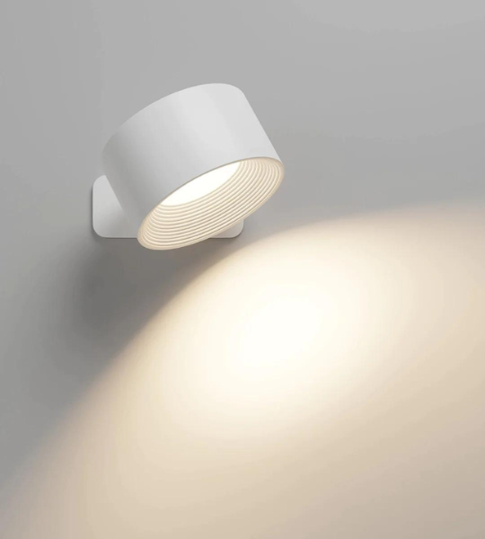 Dimbar LED Vägglampa med Fjärrkontroll och Touch - 3 Ljusfärger