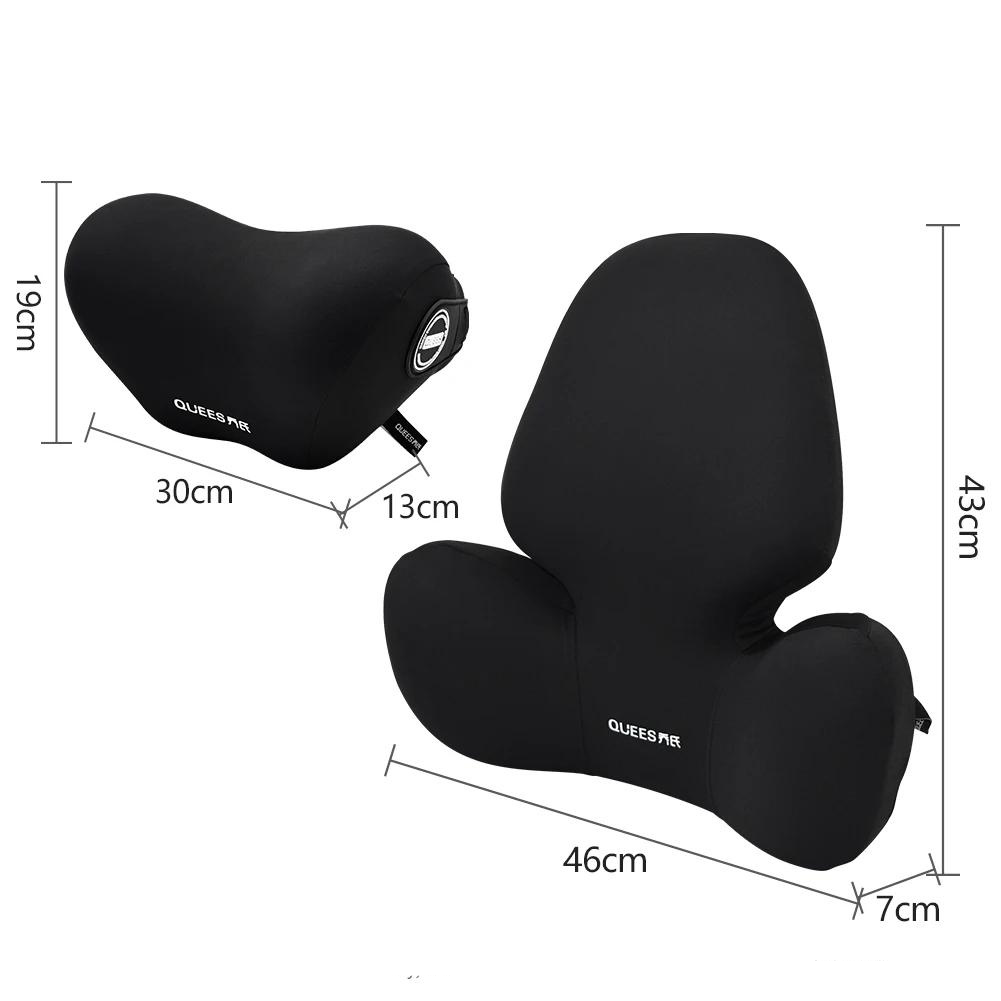 Ergonomiskt svankstöd med justerbart nackstöd