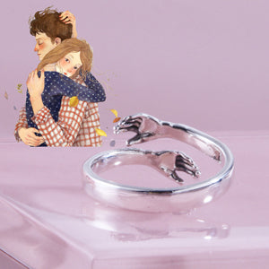 Ring i sterling sølv med kramme design