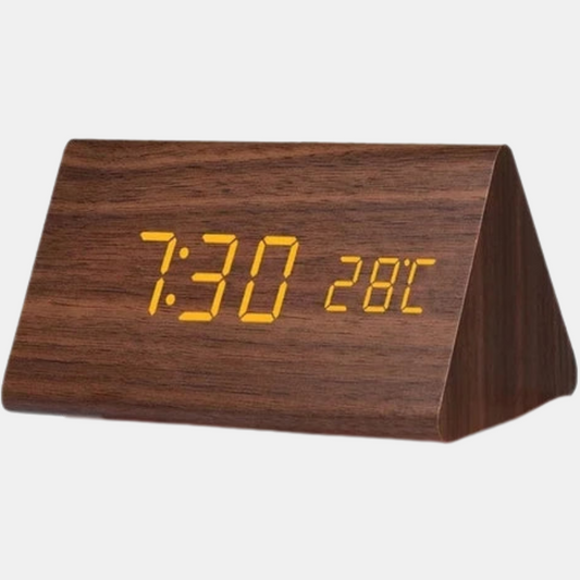 Smart väckarklocka med röststyrning och justerbar LED-display