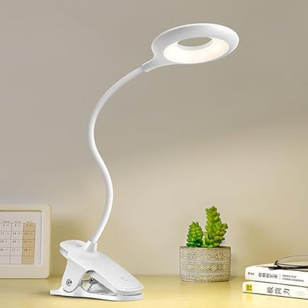 Flexibel LED-läslampa med USB-laddning och ljusstyrkejustering
