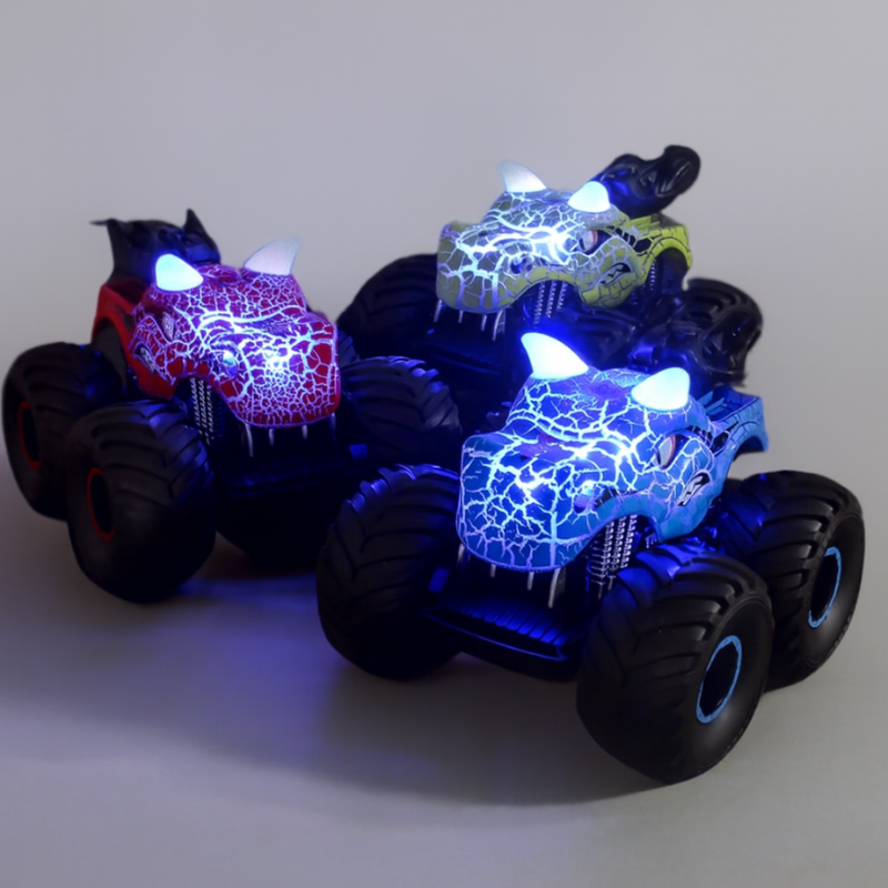 Radiostyrd Monstertruck med LED-lampor och Rök