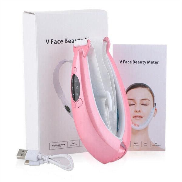 V-Face Modellerande Massager för Dubbelhaka med Värmefunktion