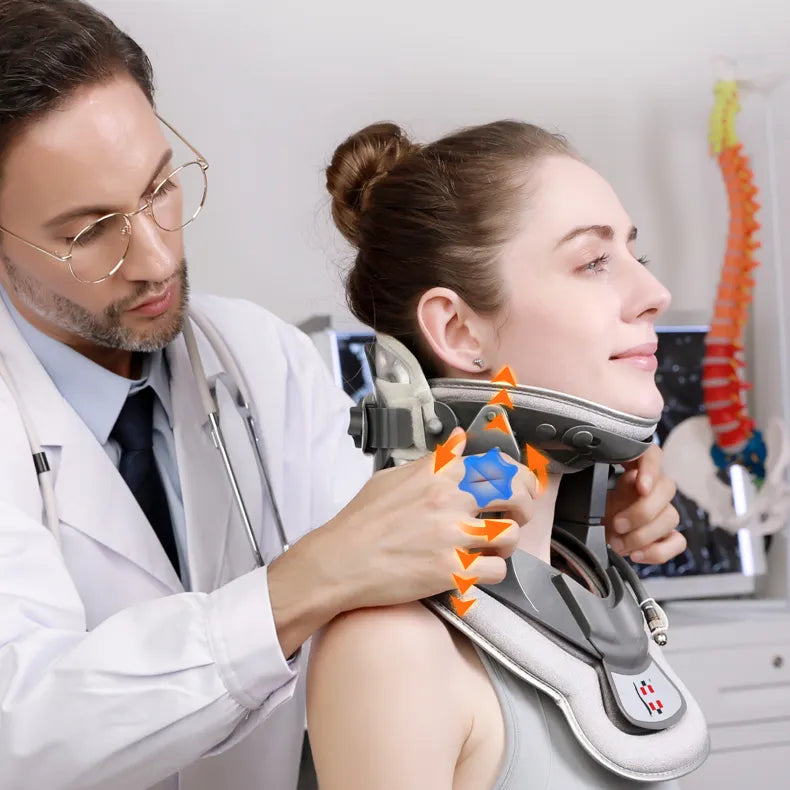 Cervikal Traktionsapparat med Varme – Lindre Smerter & Forbedre Holdning